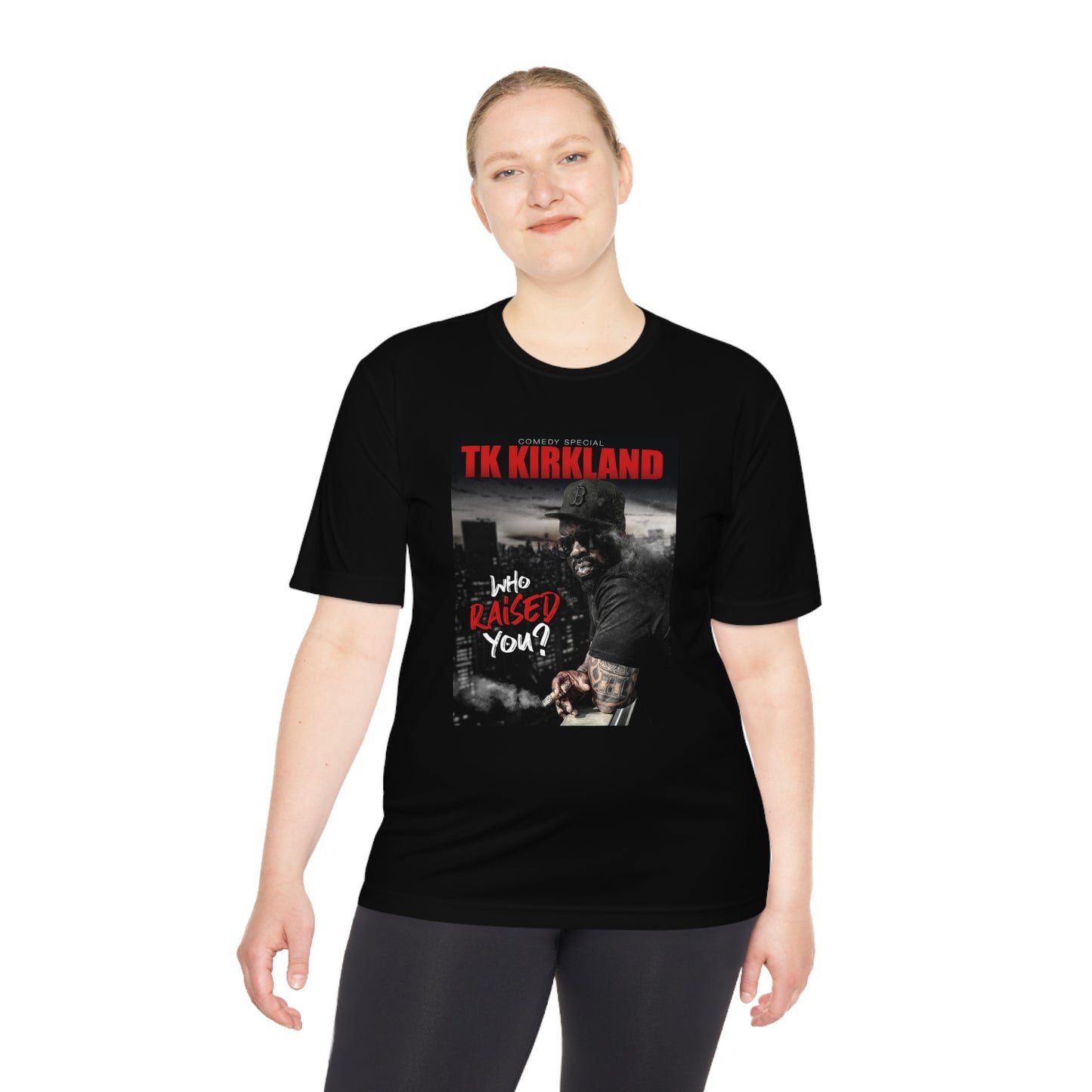 Who Raised You? Unisex Moisture Wicking Tee