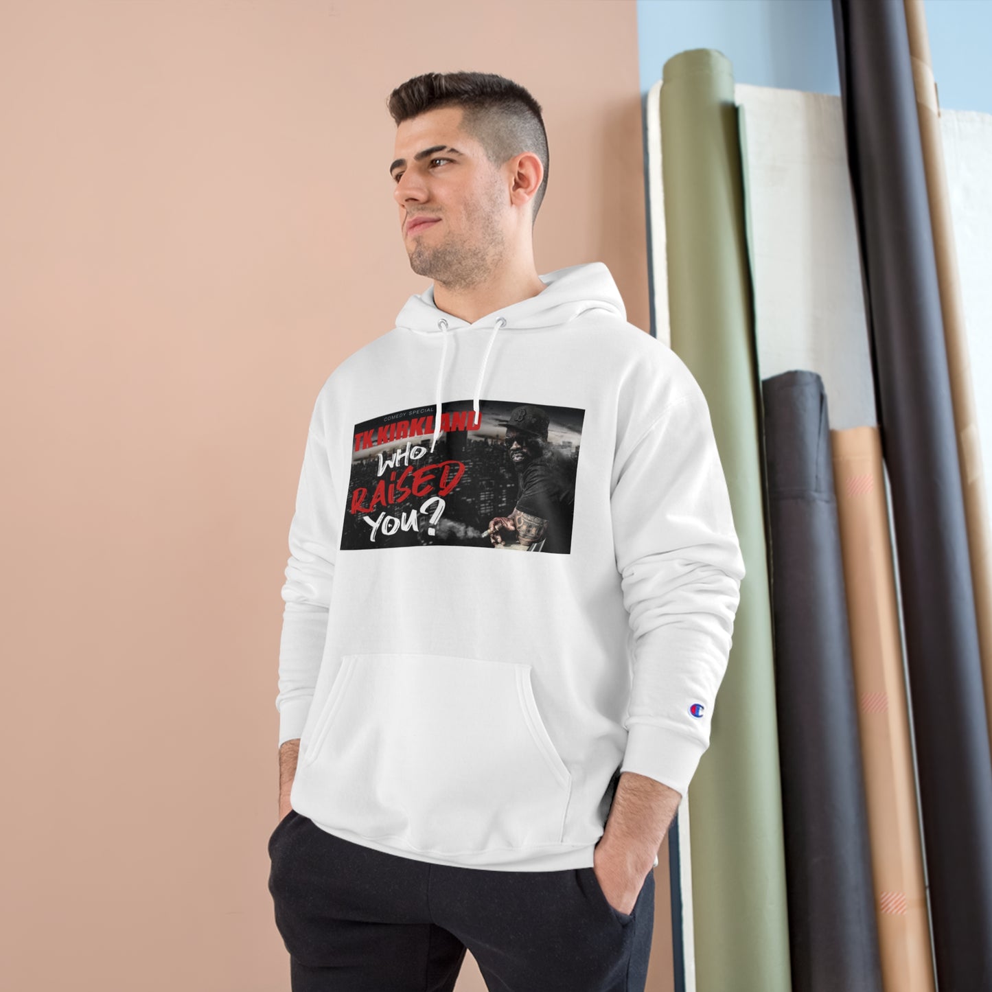 Who Raised You? Champion Hoodie
