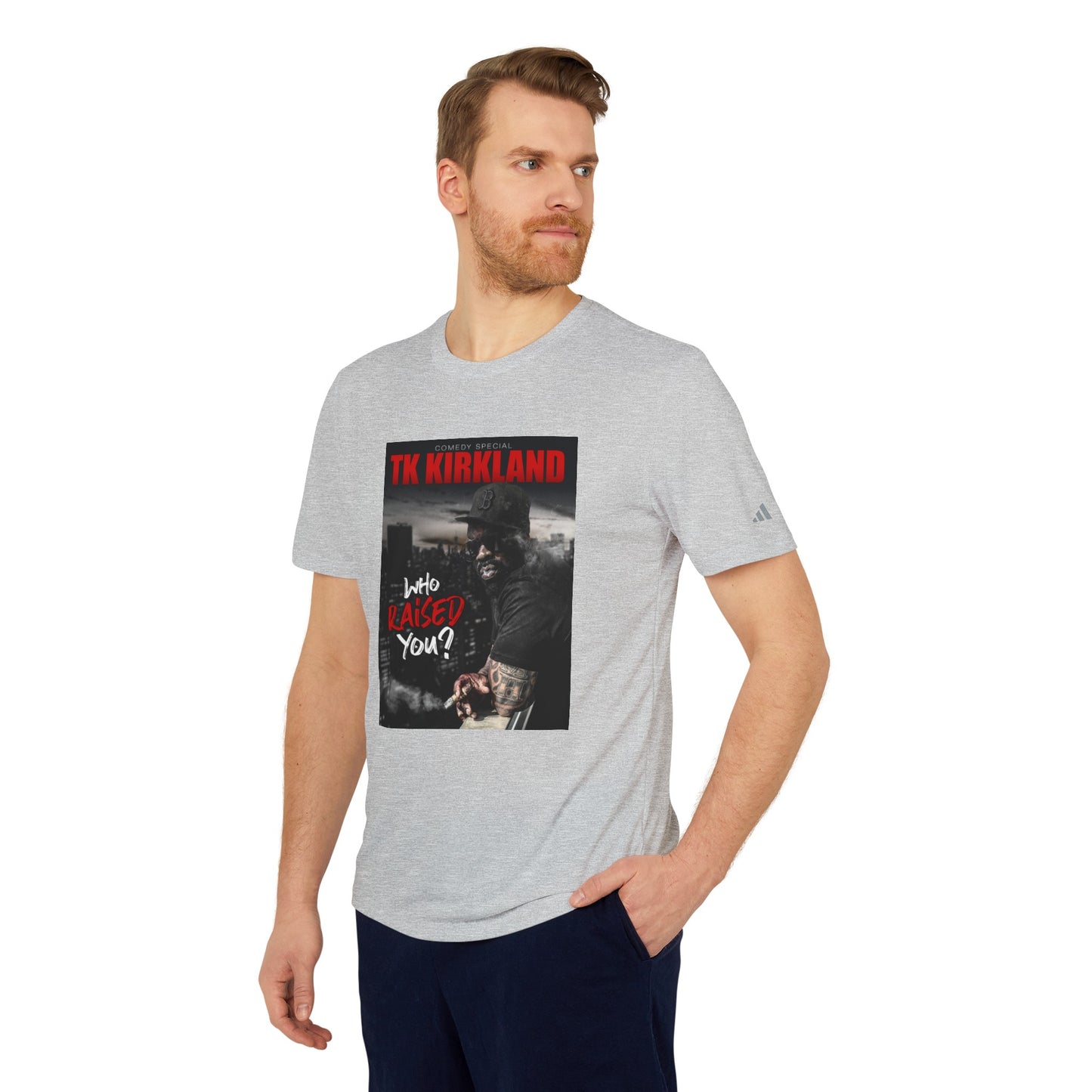adidas® Unisex Sport T-shirt - Who Raised You?