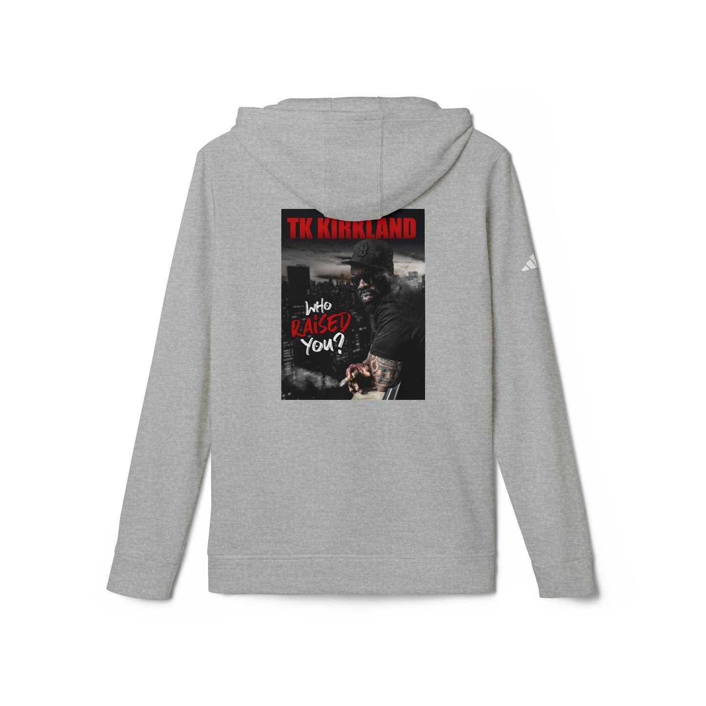 adidas® Unisex Fleece Hoodie- Who Raised You?