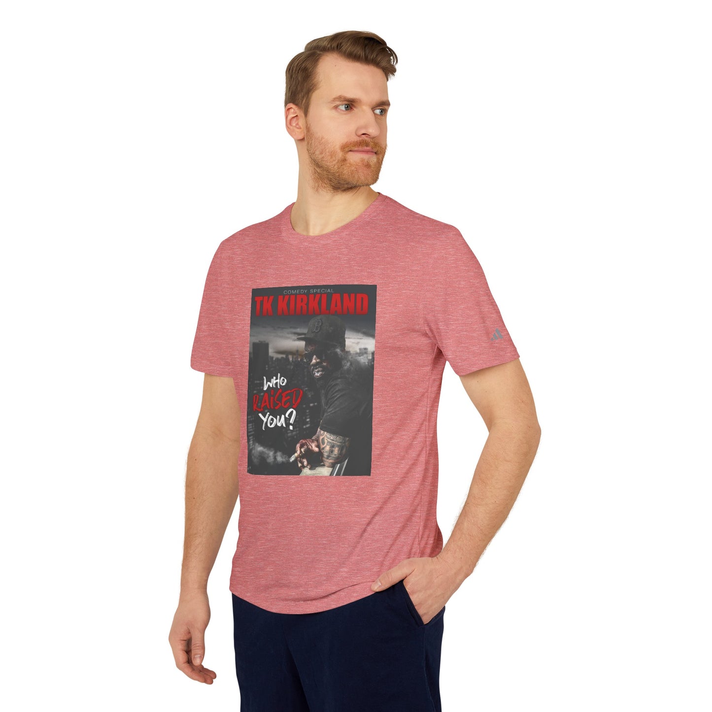 adidas® Unisex Sport T-shirt - Who Raised You?