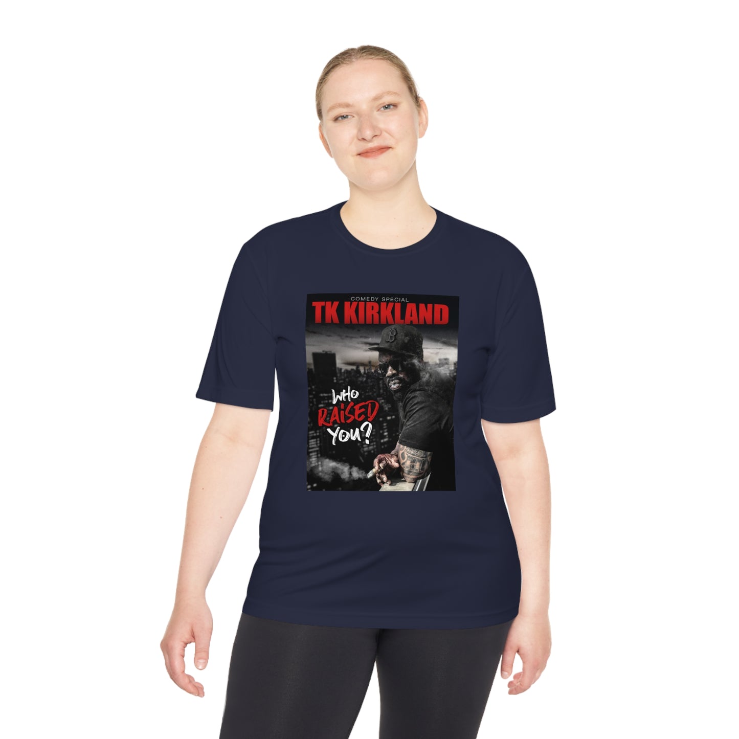 Who Raised You? Unisex Moisture Wicking Tee