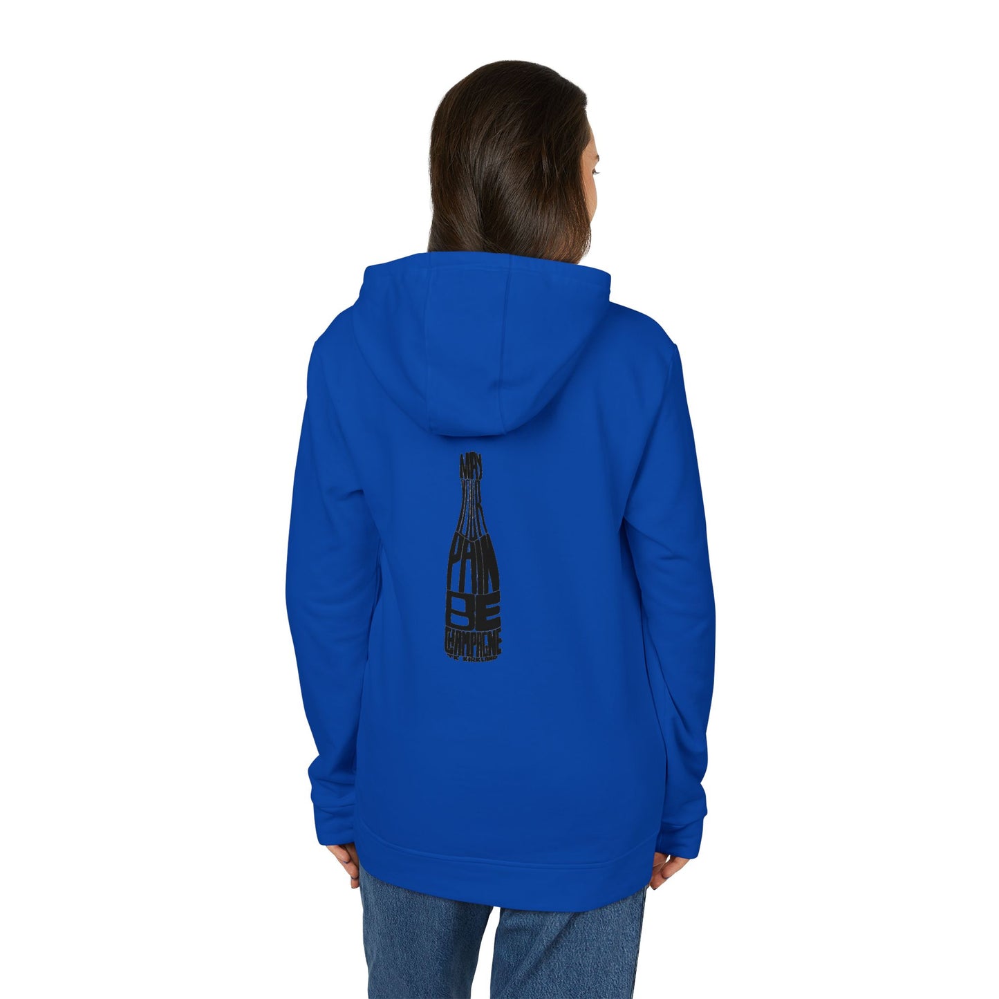 adidas® Unisex Fleece Hoodie - May Your Pain Be Champagne