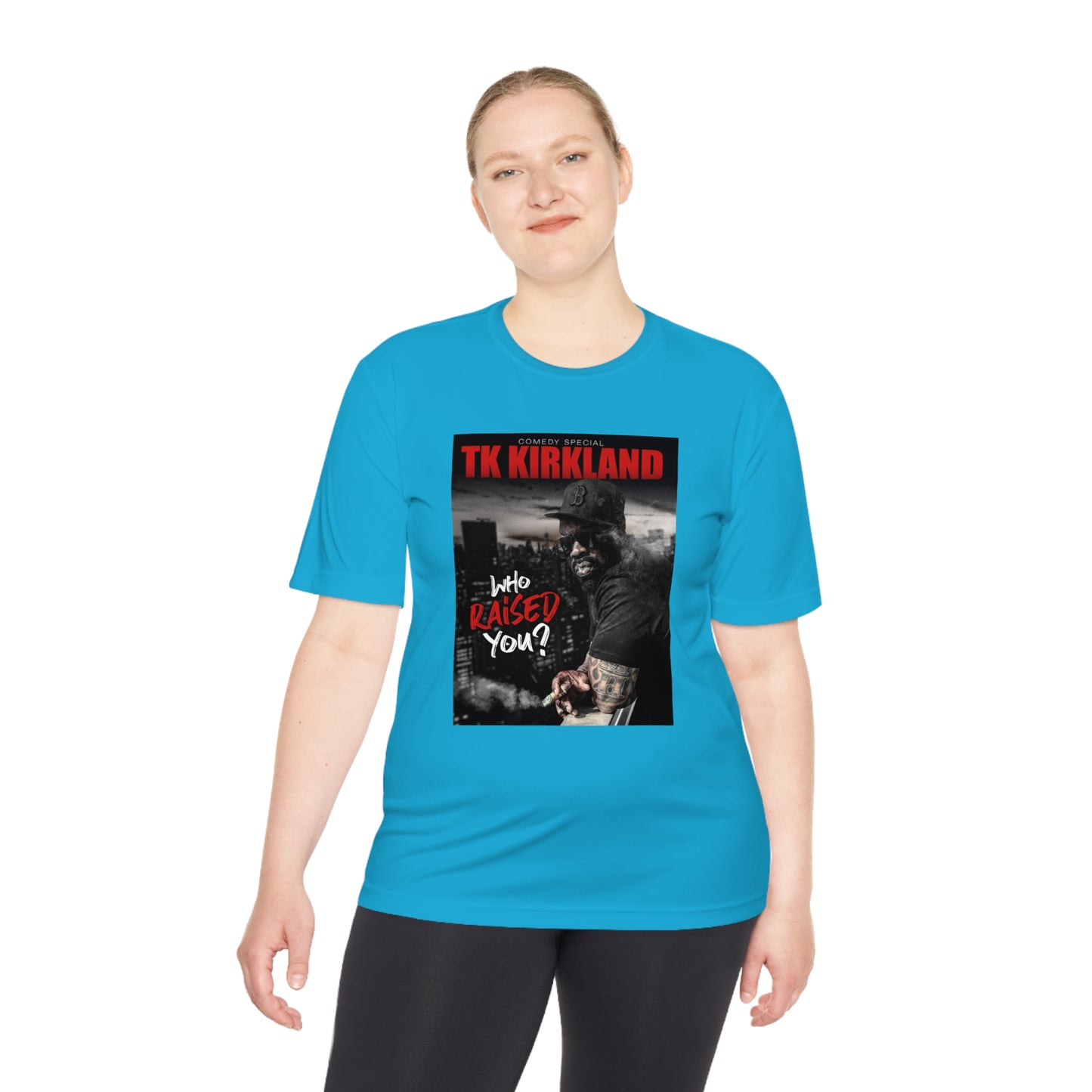 Who Raised You? Unisex Moisture Wicking Tee