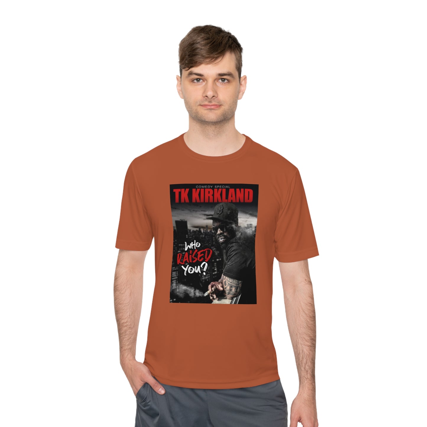 Who Raised You? Unisex Moisture Wicking Tee