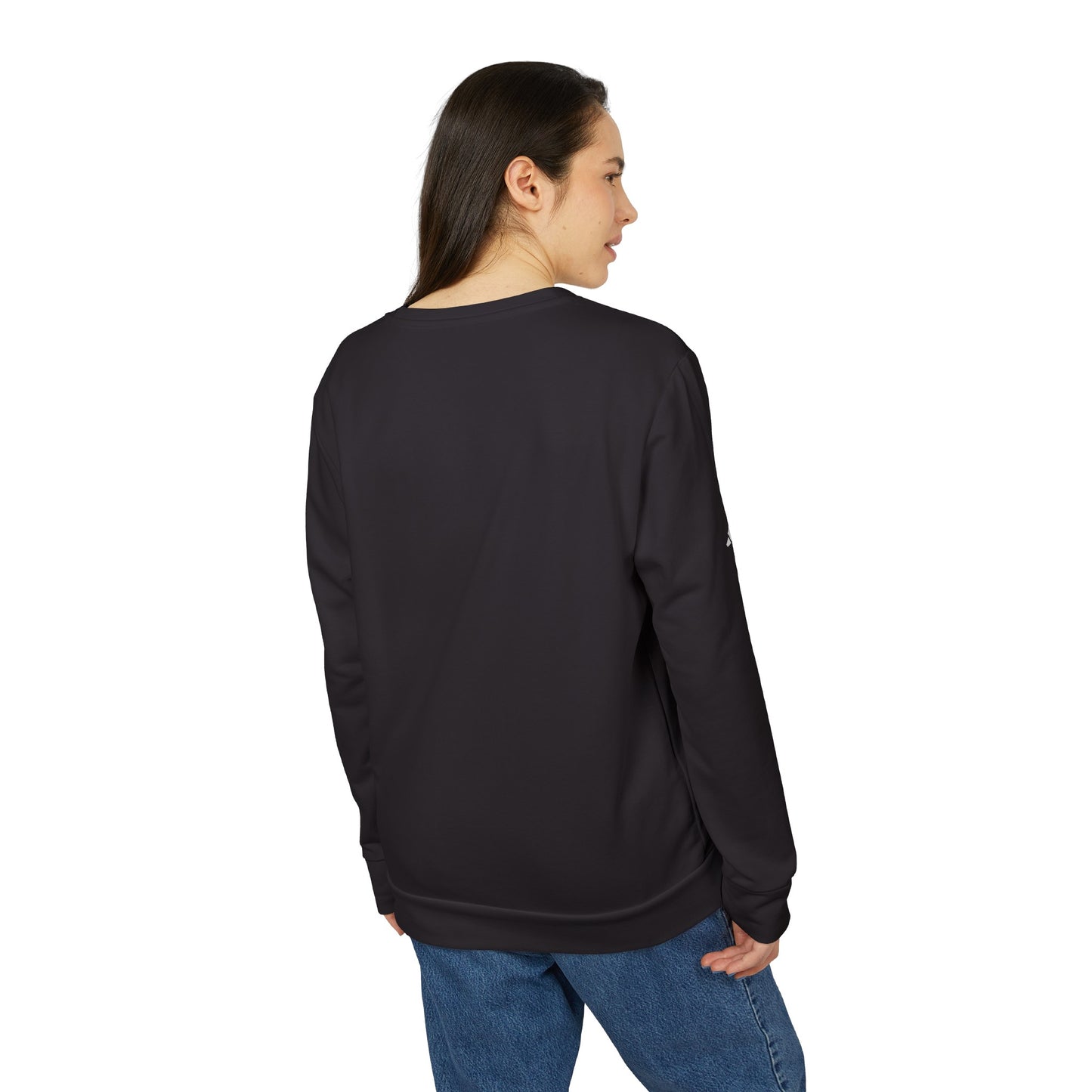 adidas® Unisex Fleece Crewneck Sweatshirt - Stay Low Key and Flex Occassionally