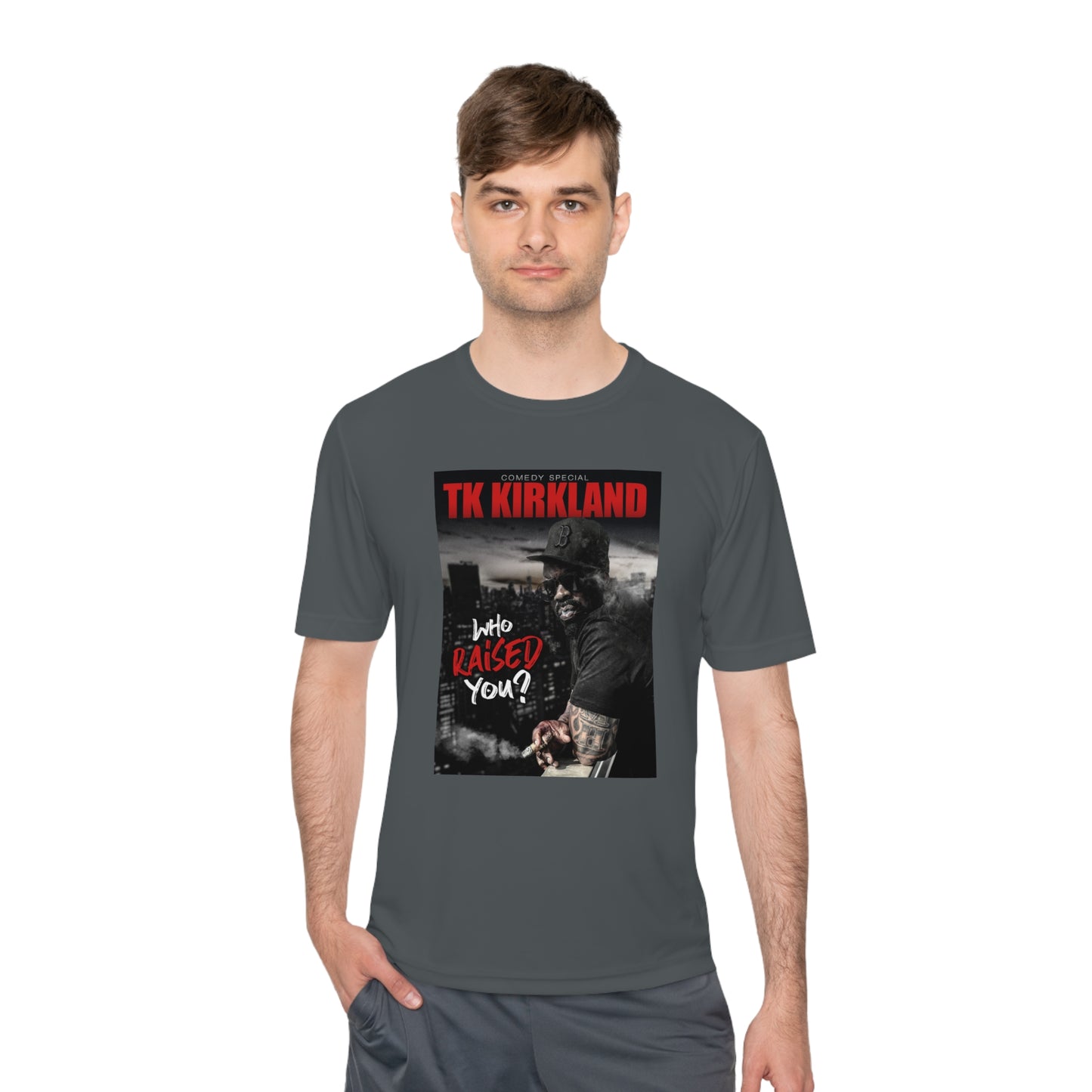 Who Raised You? Unisex Moisture Wicking Tee
