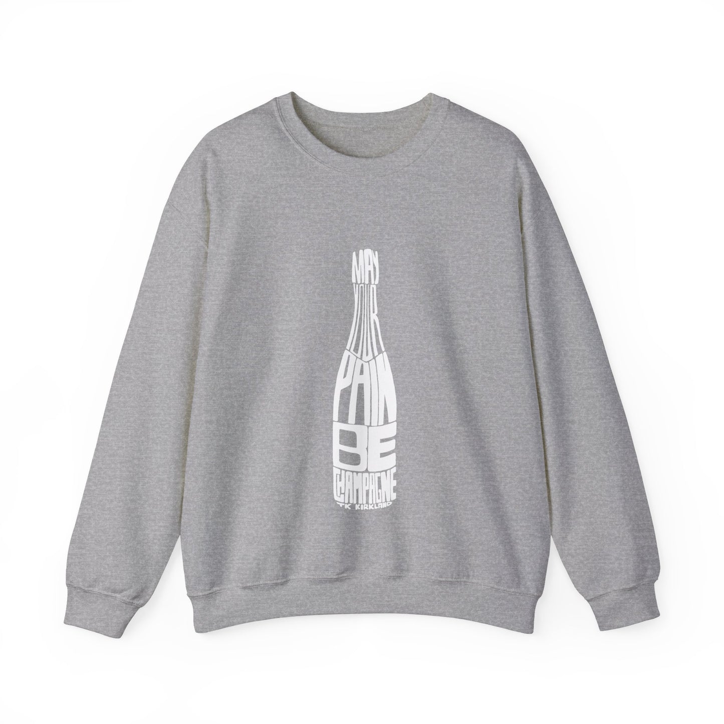 Black - May Your Pain Be Champagne - Unisex Heavy Blend™ Crewneck Sweatshirt