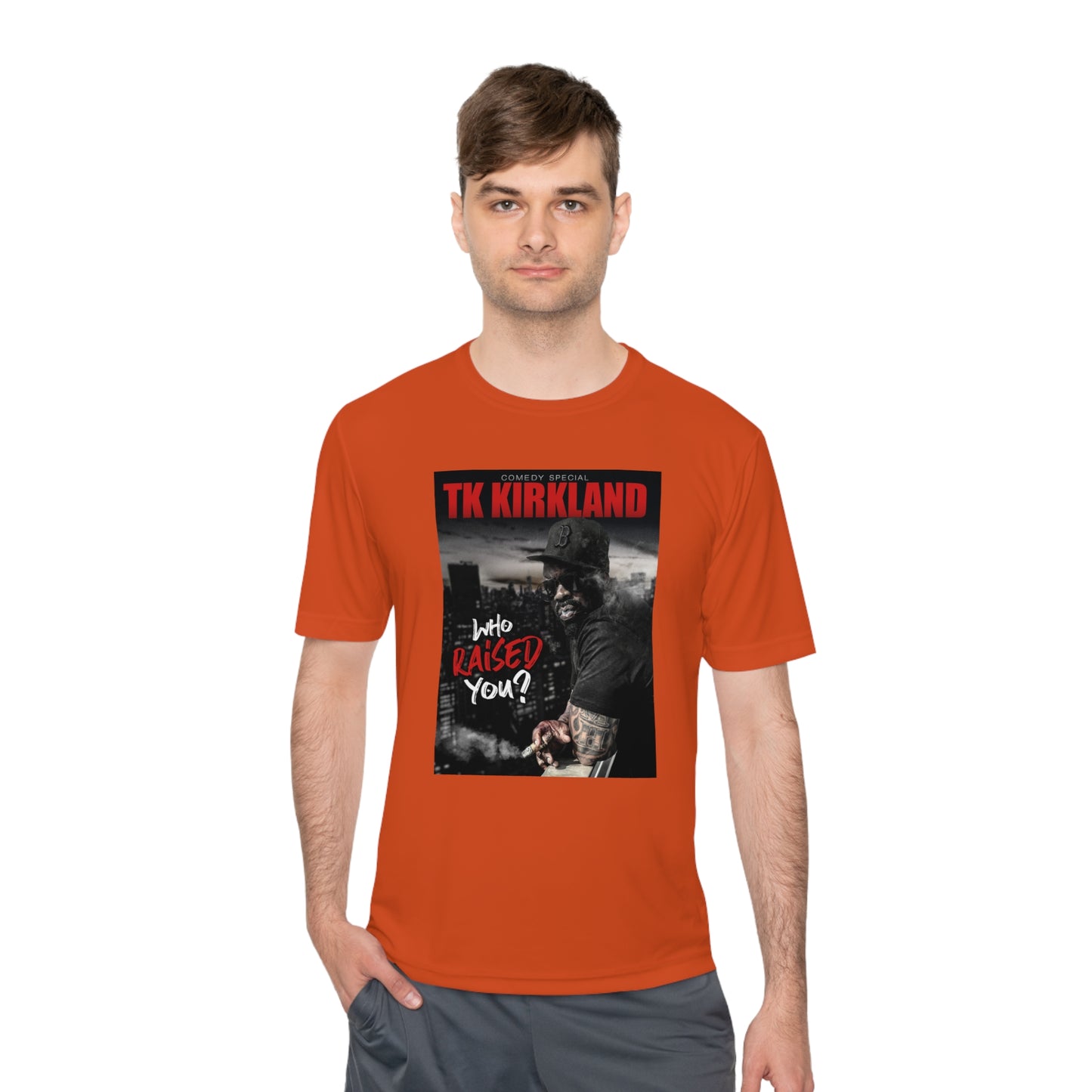 Who Raised You? Unisex Moisture Wicking Tee