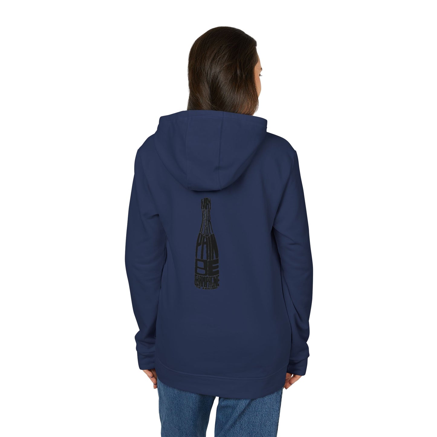adidas® Unisex Fleece Hoodie - May Your Pain Be Champagne