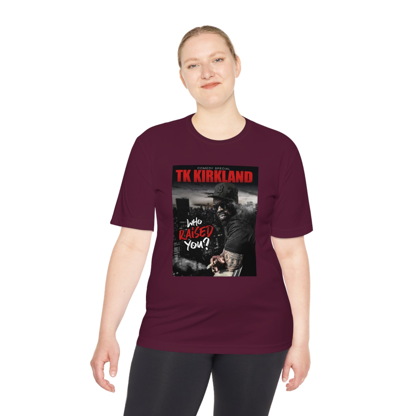 Who Raised You? Unisex Moisture Wicking Tee