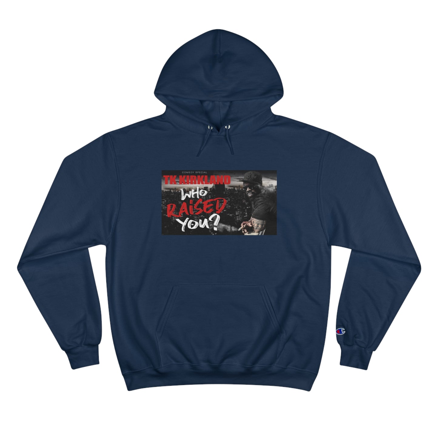 Who Raised You? Champion Hoodie