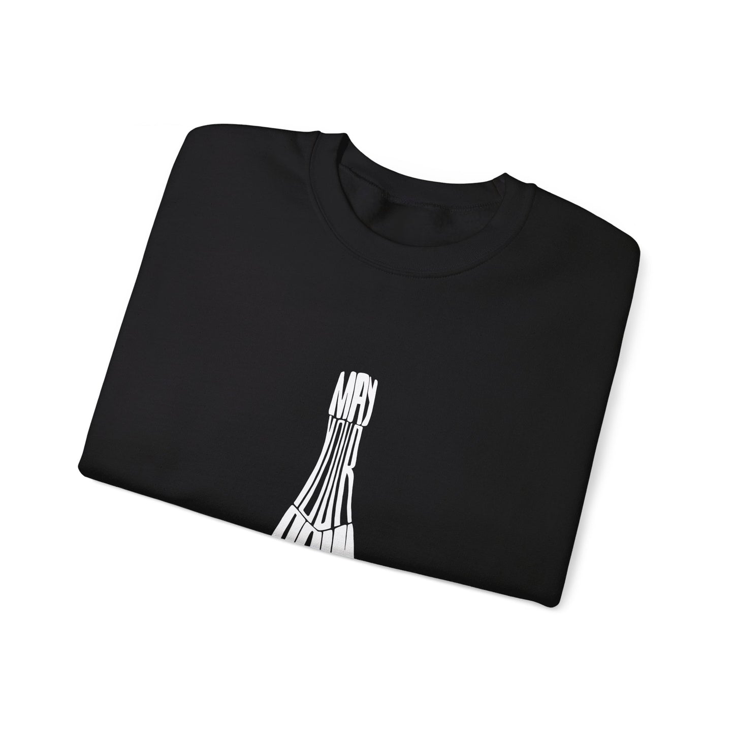 Black - May Your Pain Be Champagne - Unisex Heavy Blend™ Crewneck Sweatshirt