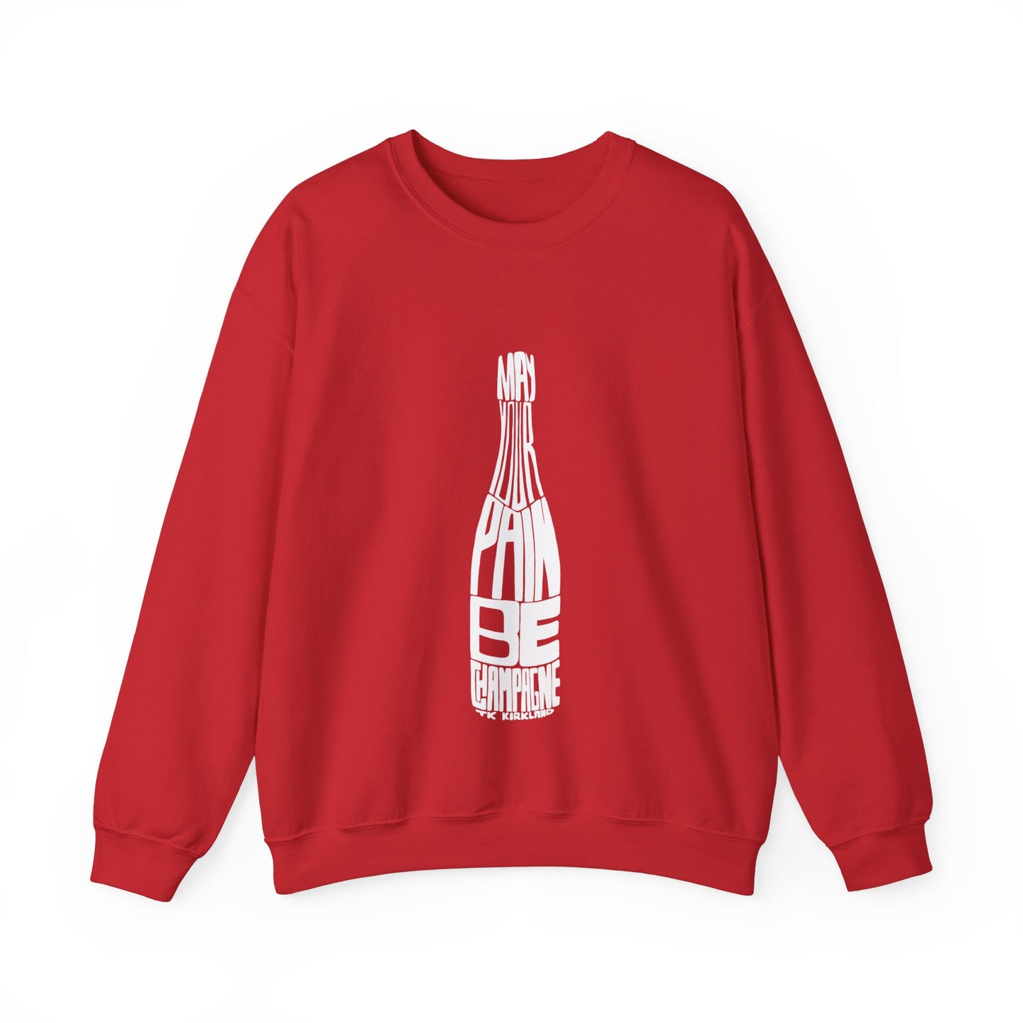 Black - May Your Pain Be Champagne - Unisex Heavy Blend™ Crewneck Sweatshirt