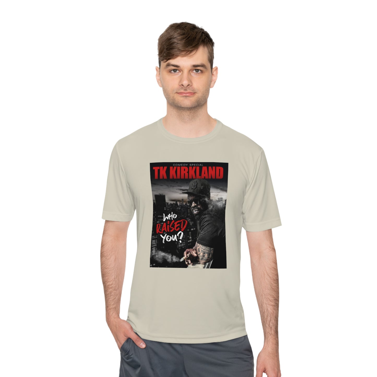 Who Raised You? Unisex Moisture Wicking Tee