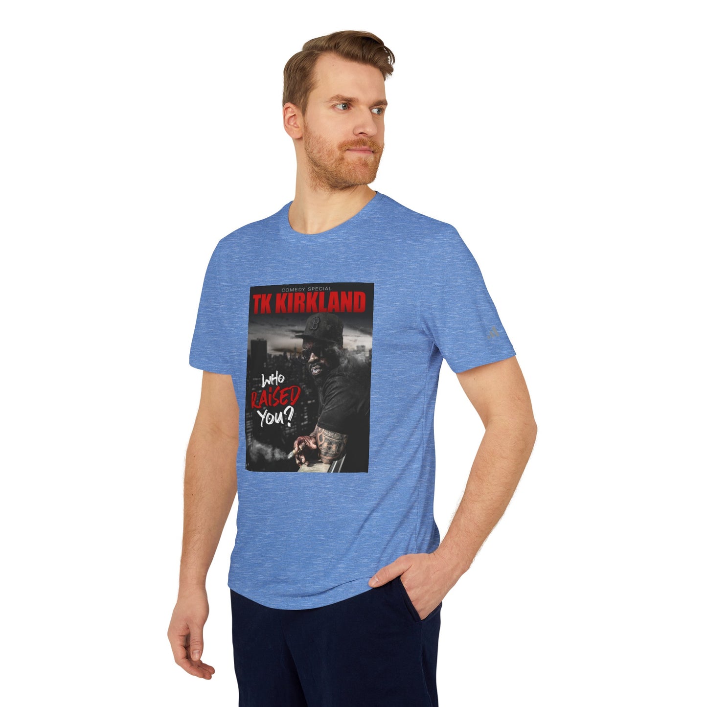 adidas® Unisex Sport T-shirt - Who Raised You?