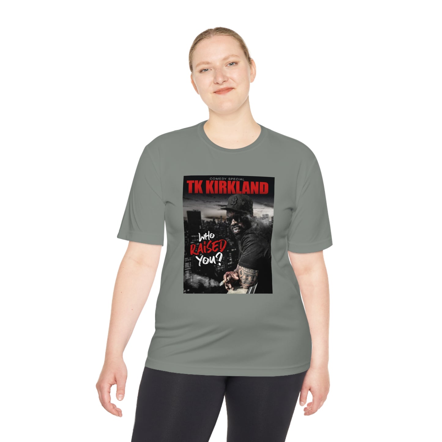Who Raised You? Unisex Moisture Wicking Tee