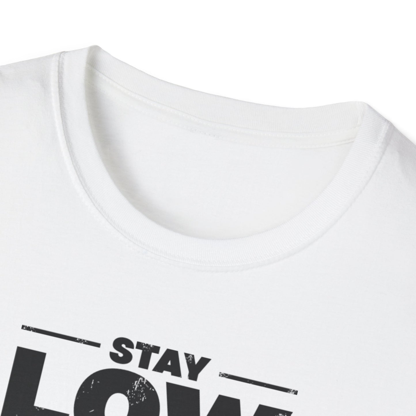 White Stay Low Key & Flex Occasionally - Unisex Softstyle T-Shirt