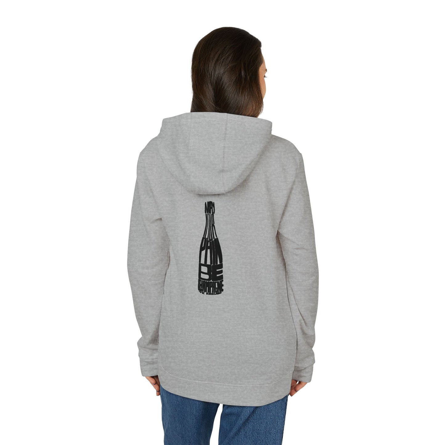 adidas® Unisex Fleece Hoodie - May Your Pain Be Champagne