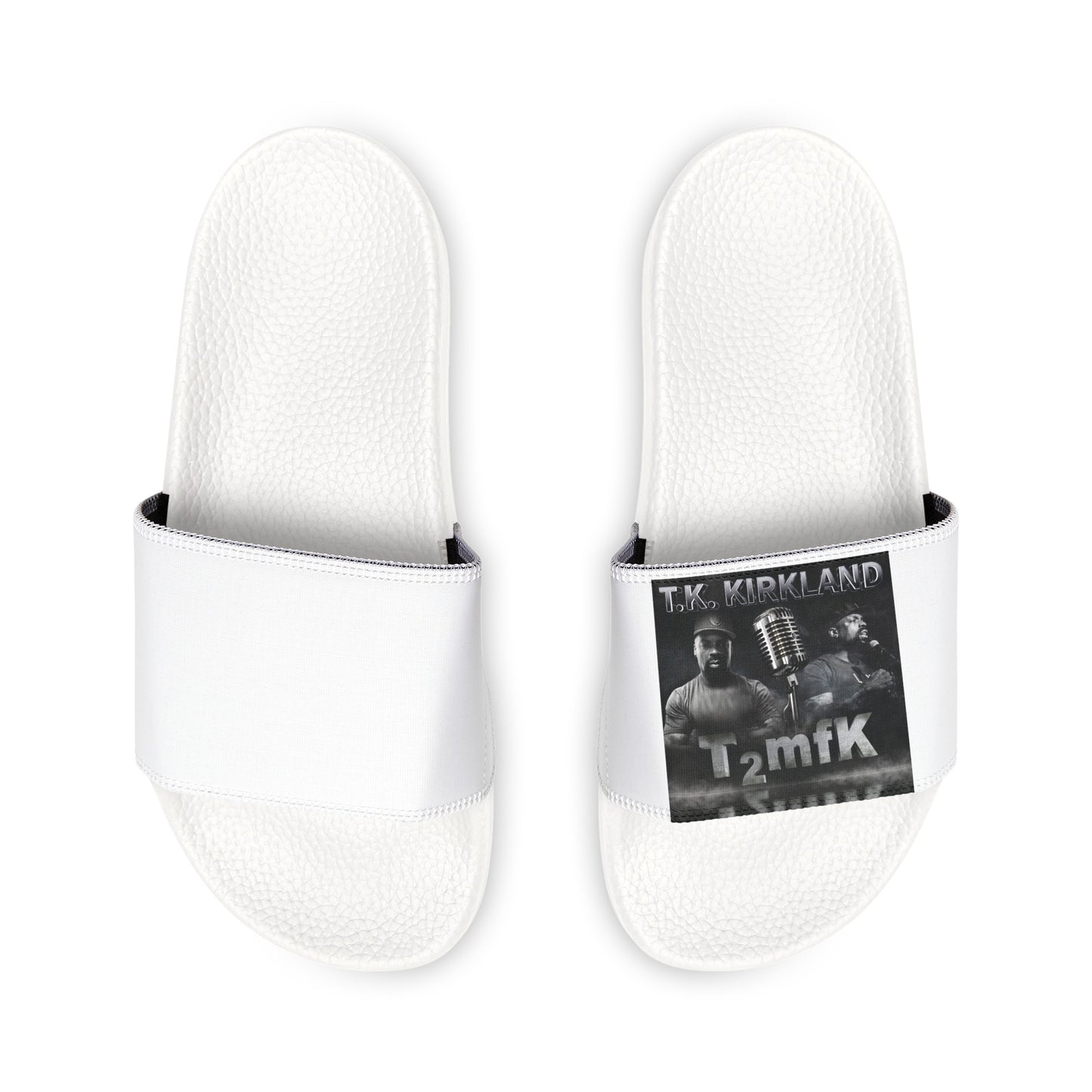 T2mfK Men's PU Slide Sandals