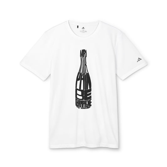 adidas® Unisex Sport T-shirt - May Your Pain Be Champagne