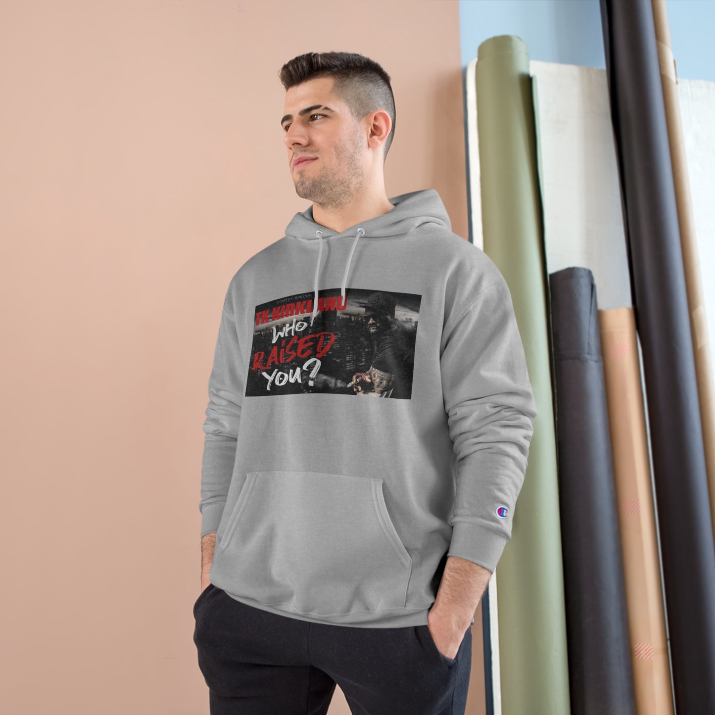 Who Raised You? Champion Hoodie