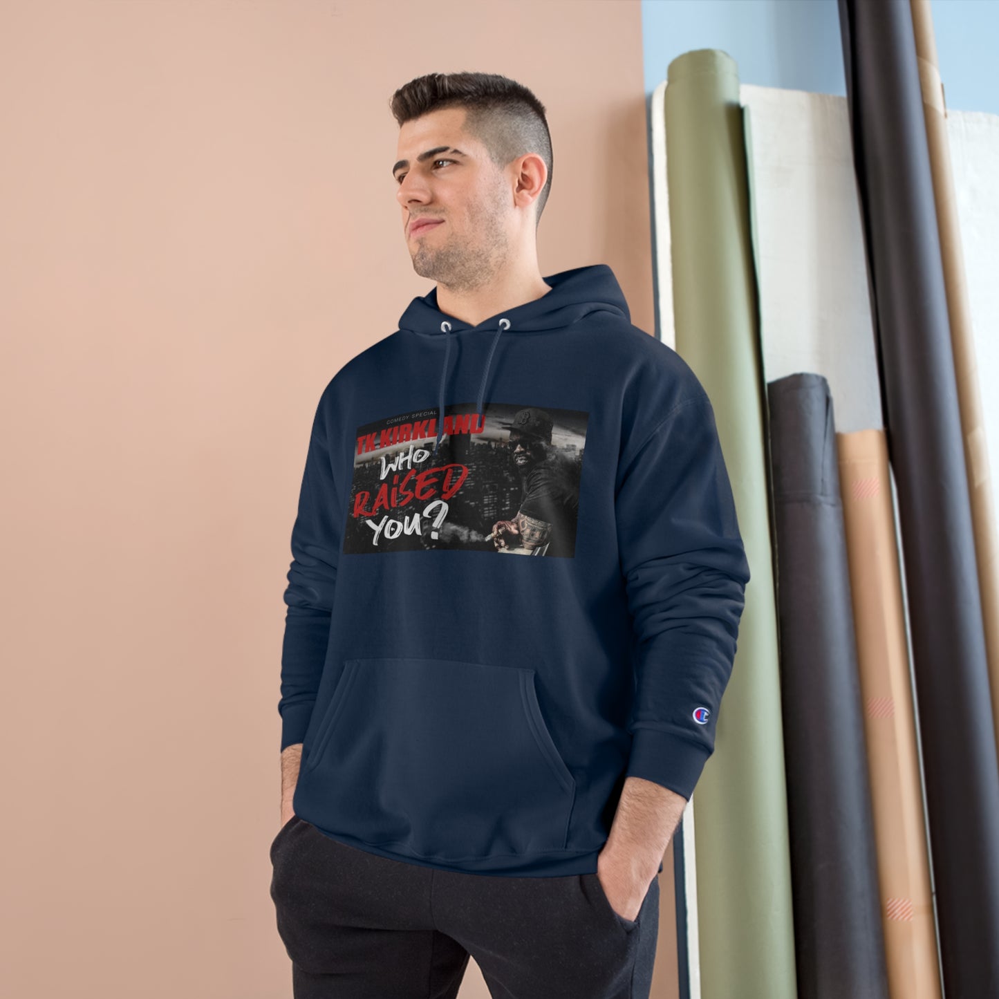 Who Raised You? Champion Hoodie