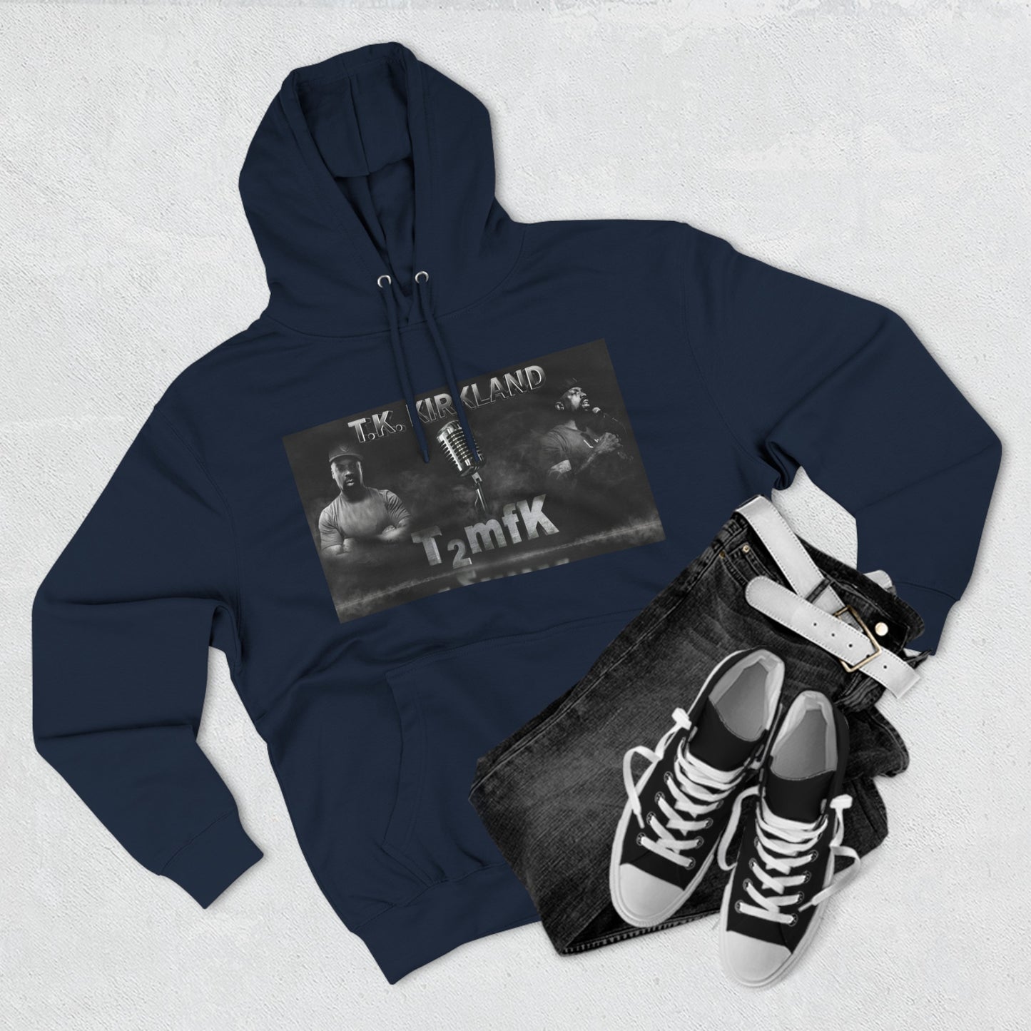 T2mfK Three-Panel Fleece Hoodie