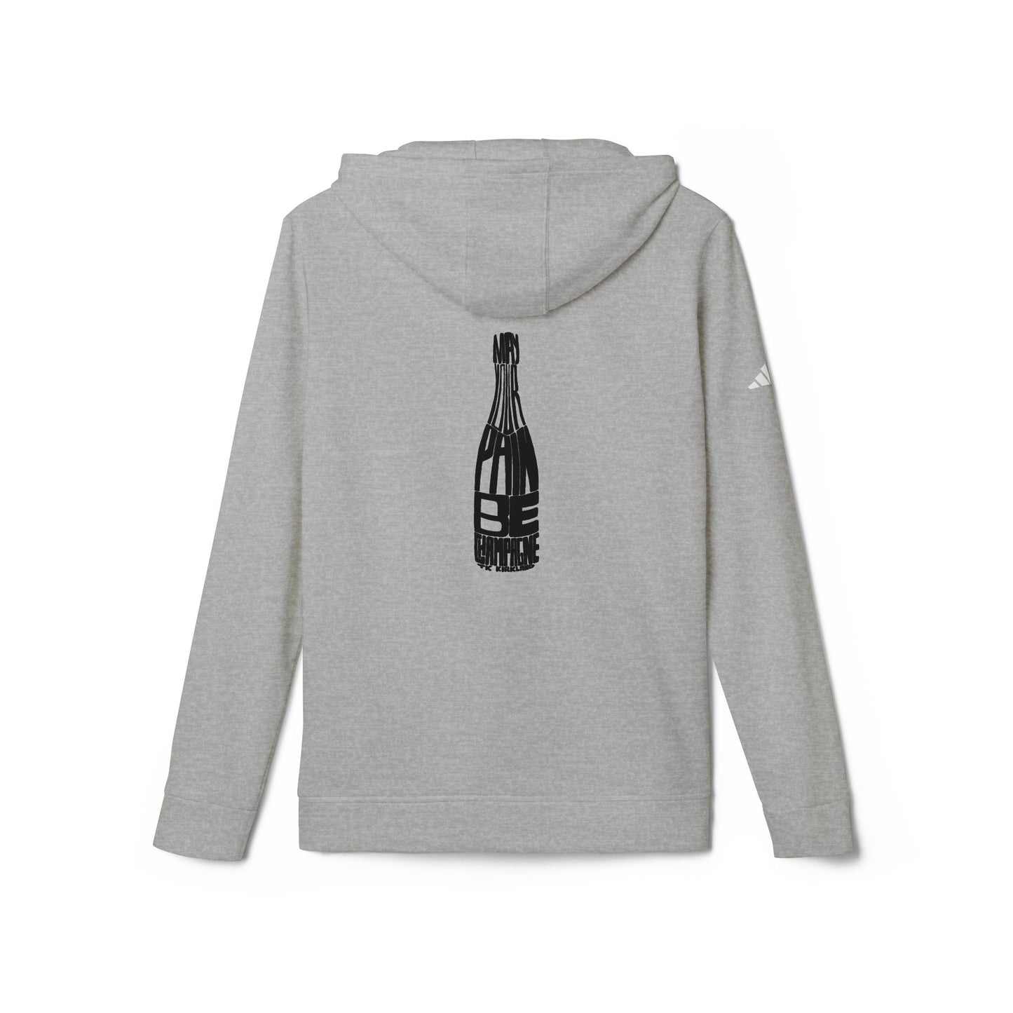 adidas® Unisex Fleece Hoodie - May Your Pain Be Champagne